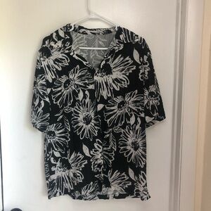 Zara Black and White Men’s Button down.